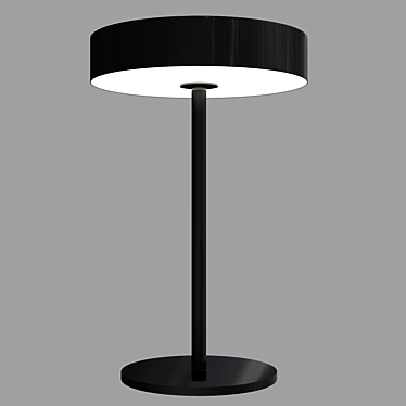 Elegant Metal Table Lamp 3D model image 1 