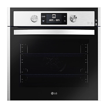 LG LB645E479T1 Built-in Oven: Efficient & Versatile 3D model image 1 