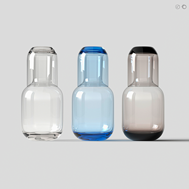 Nightglass Carafe Set 3D model image 1 