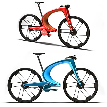  Futuristic Bike: Scifi Speedster 3D model image 1 