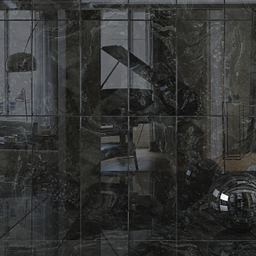 Luxury Marble Wall Tiles: Museum Antrim Collection 3D model image 1 