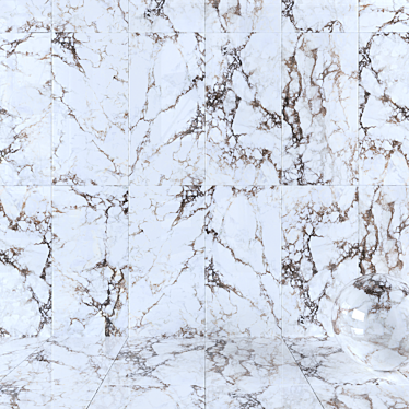 Breccia Marble Wall Tiles - Museum Collection 3D model image 1 