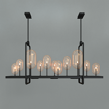 Contemporary Chandelier L 3D model image 1 