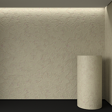 Seamless Decorative Plaster 3D model image 1 