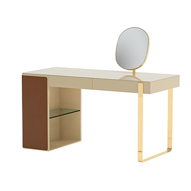  Elegant FENDI Casa Icon Desk 3D model image 1 