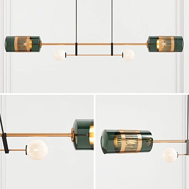 Lux Loft Pendant Light 3D model image 1 