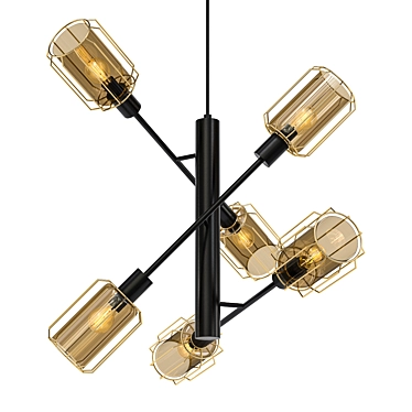 Elegant Citilux Tavern Chandelier 3D model image 1 