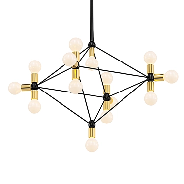 Modo Chandelier: Sleek and Stylish 3D model image 1 