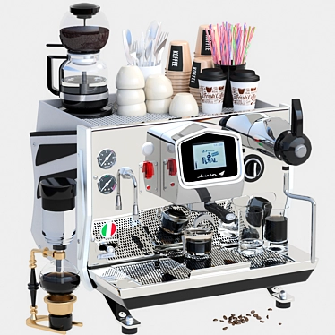 Aviator Royal 1GR: Advanced Coffee Machine 3D model image 1 