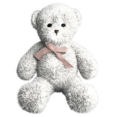 Soft & Furry Teddy Bear 3D model image 1 