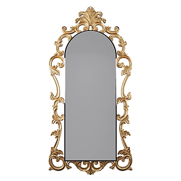 Elegant Marie Antoinette Mirror 3D model image 1 