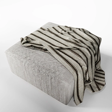 Cozy Blanket Seat 3D model image 1 