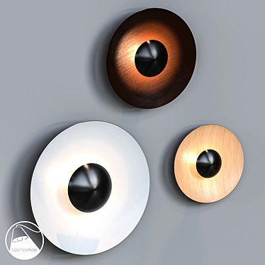Cat's Eye Sconce 3D model image 1 