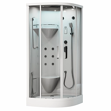 SSWW BU106A Steam Shower 3D model image 1 