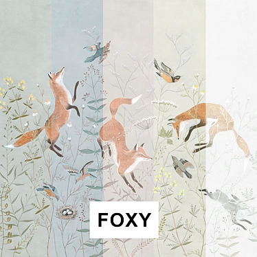 FACTURA Foxy Vinyl Wallpaper Collection 3D model image 1 