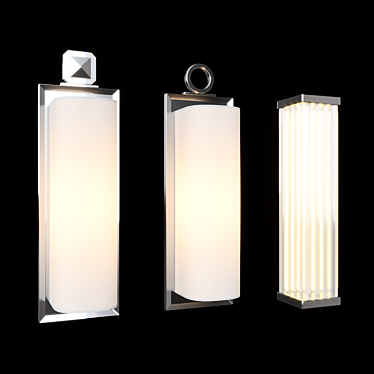 Elegant Oasis Sconce 3D model image 1 