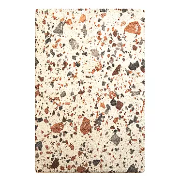 Elegant Terrazzo Carpet: 2400*1600mm 3D model image 1 