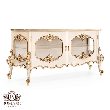 Elegant Isabella Buffet by Romano Home 3D model image 1 