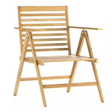 Modern Outdoor Garden Chair 3D model image 1 