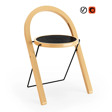Title: Versatile Foldable Chair: Beplus 3D model image 1 