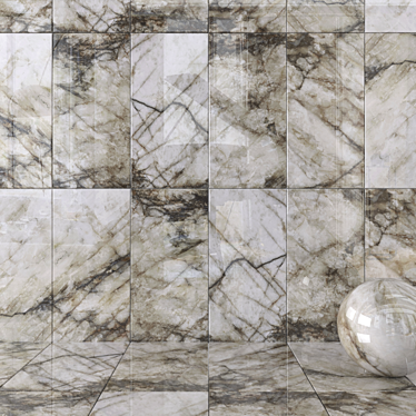 MUSEUM Crystal Thunder - Wall Tiles 3D model image 1 
