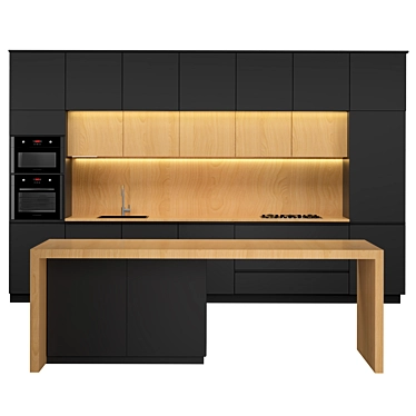 Premium Kitchen Set 2015 3D model image 1 