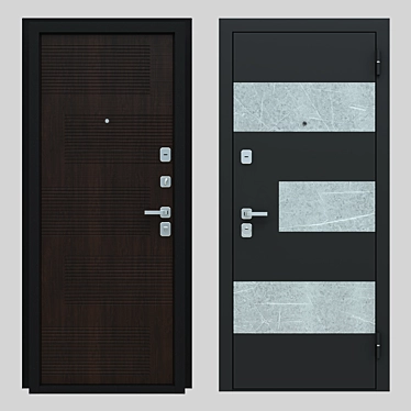 Designer Doors Prima Fortezza MB16 3D model image 1 