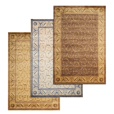 High-Quality Carpets Set 3D model image 1 