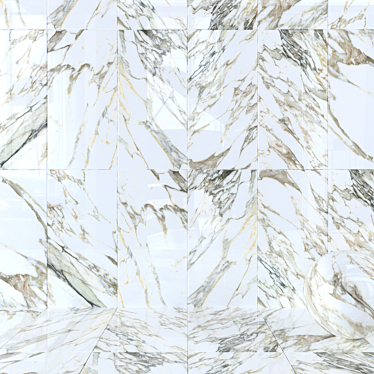 Title: Museum Macchia Vecchia Marble Wall Tiles 3D model image 1 