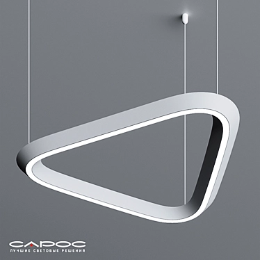 ICEBERG 4 Trio Pendant Lamp 3D model image 1 