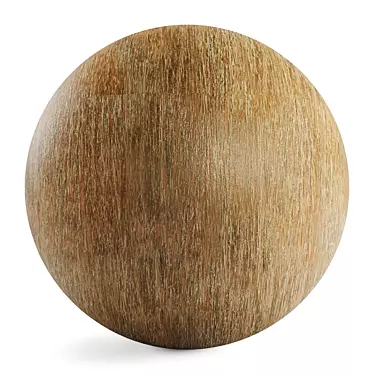 Natural Eucalyptus Wood Brushed 3D model image 1 