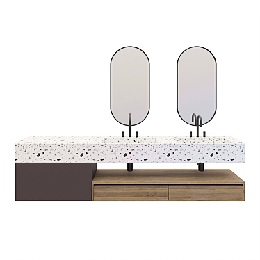  Stylish Mirror Sink 3D model image 1 