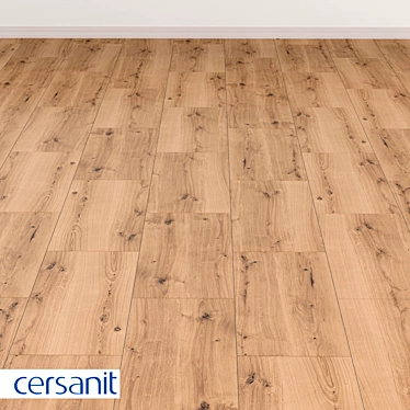 Cersanit Woodhouse Dark Beige Porcelain Tile 3D model image 1 