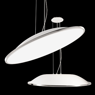 Luxurious Statement: Vibia Big Ceiling Lamps 3D model image 1 