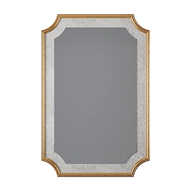 Jayda Smoked Glass Mirror 3D model image 1 