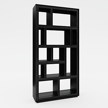 Soul Wood Shelving: Unleash Your Inner Organizer! 3D model image 1 