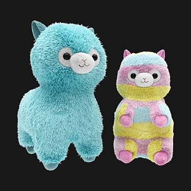 Adorable Alpacasso Plush Toys 3D model image 1 