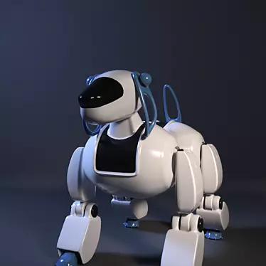 Title: Corona Dog Robot - 3D Model & Renderer 3D model image 1 