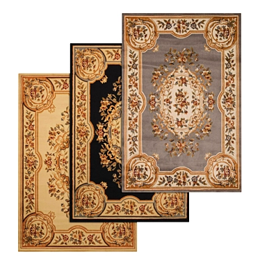 High-Quality Carpet Set with Multiple Textures 3D model image 1 
