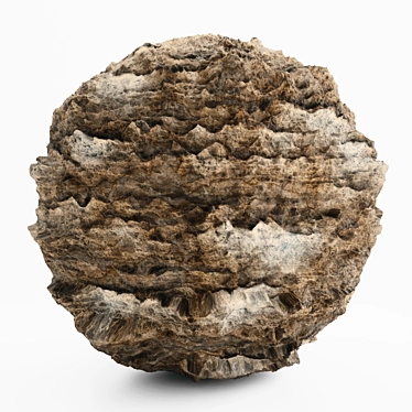 Brown Stone 4k VRAY Rock 3D model image 1 