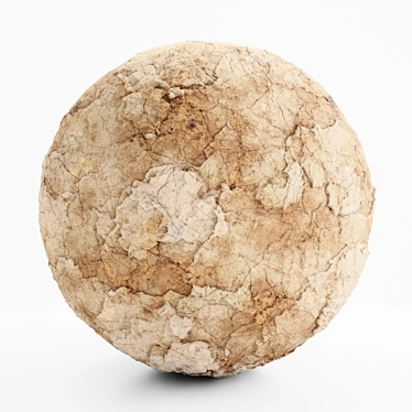 VRay Brown Rock Set 3D model image 1 