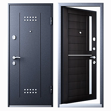 TOREX Entrance Door DELTA-M 10 (860x2050) 3D model image 1 