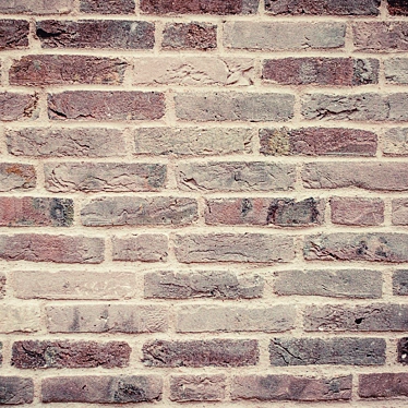 Vintage Brick Texture 3D model image 1 