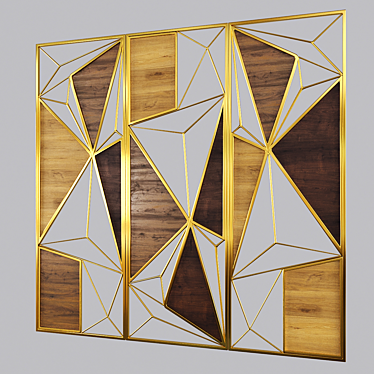 Elegant Divider: 180cm Height 3D model image 1 