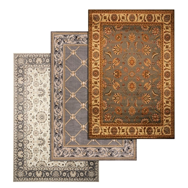 Title: High-Quality Carpets Set 3D model image 1 