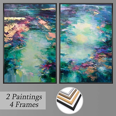 Set of Wall Paintings No. 1548

Title: Modern Art Set: 2 Paintings, 4 Frame Options 3D model image 1 