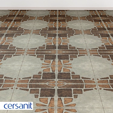 Cersanit Woodland Porcelain Tile: Gray Elegance 3D model image 1 