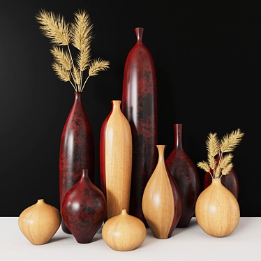 Modern Decorative Set: Vray + Corona 3D model image 1 