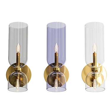 Modern Up and Down Dining Room Wall Lamp 3D model image 1 