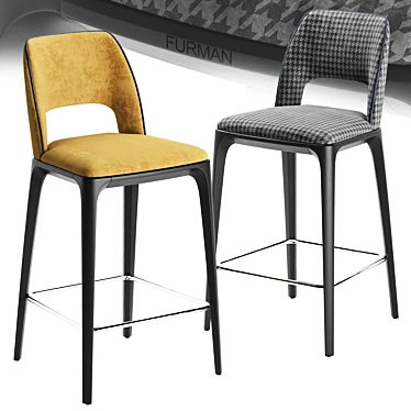 Modern Furman Chair Bar - Stylish Seating Solution 3D model image 1 